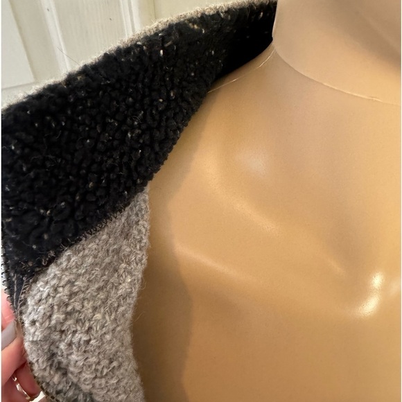 Vintage Alps Knit Zip Cardigan XL Mens Tan Black Wool Outdoors Camping Grandpa - Picture 8 of 11